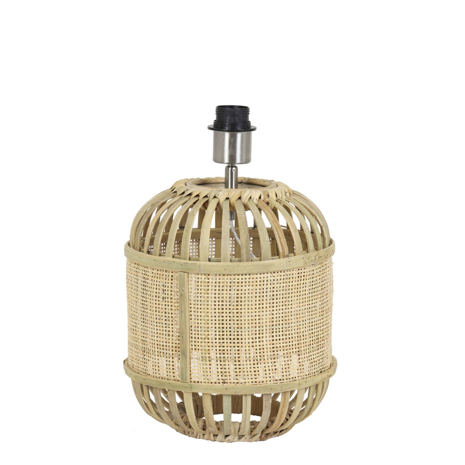 Light & Living Stehlampe Lampenfuß ALIFIA von Light & Living Ø25 x 30 cm Bambus+Gurtband, ohne Leuchtmittel