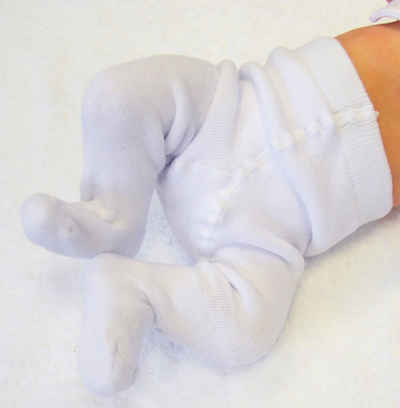 La Bortini Thermostrumpfhose Baby Strumpfhose in Weiß Creme 44 50 56 62 68 74 80 86 92 98