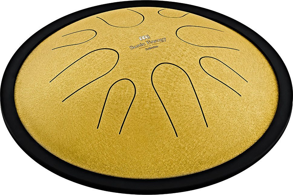 Meinl Sonic Energy Steel Tongue Drum Kompakte 10" Zungentrommel in D Moll Stimmung,432 Hz Grundstimmung für harmonische Klangwirkung, 1-St., mit Tasche und Mallets