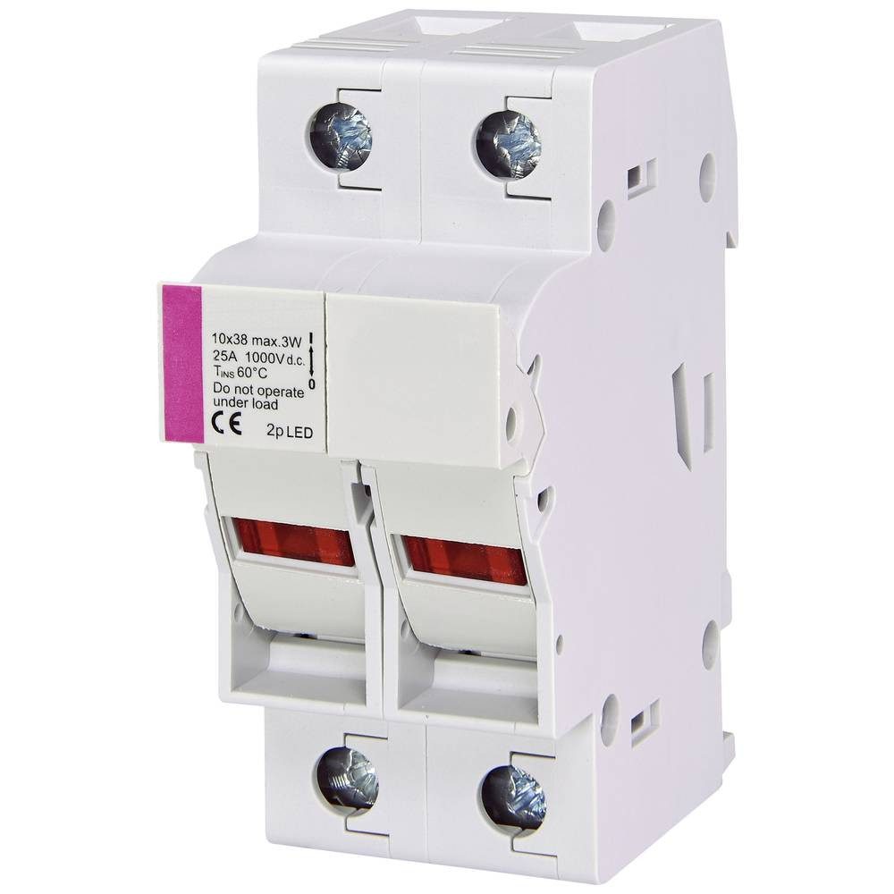 ETI Sicherungshalter Sicherungshalter für 10.3x38mm, 2-polig 1000V 25A