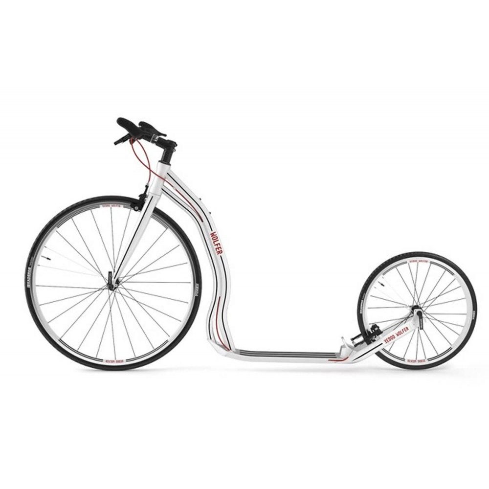 Yedoo Tretroller Wolfer Scooter Roller rot und weiß