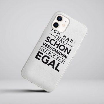 DeinDesign Handyhülle Sprüche Statement Schon verstanden, Apple iPhone 12 Silikon Hülle Bumper Case Handy Schutzhülle