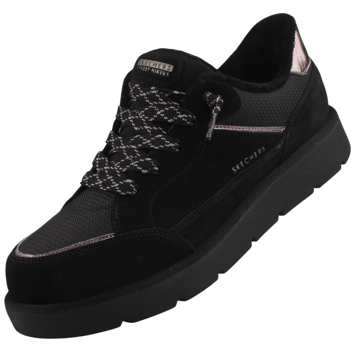 Skechers 190196-BBK Sneaker Slip-in Halbschuh mit rutschhemmender Profilsohle