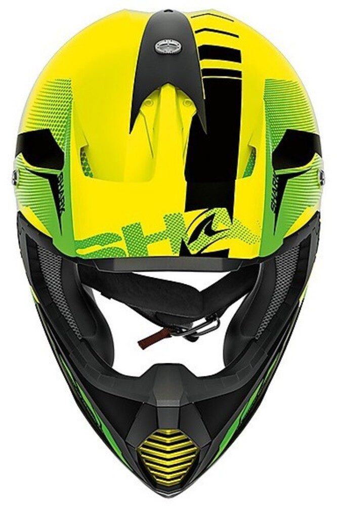 SHARK HELMETS Motorradhelm Shark Anger Varial YKG, gelb/schwarz, Gr. M