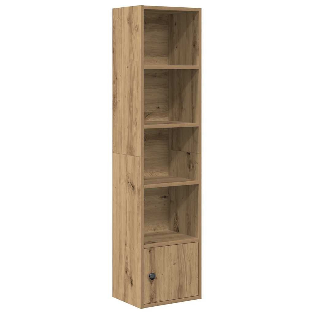 vidaXL Bücherregal Bücherregal Artisan-Eiche 31x24x127 cm Holzwerkstoff, 1-tlg.