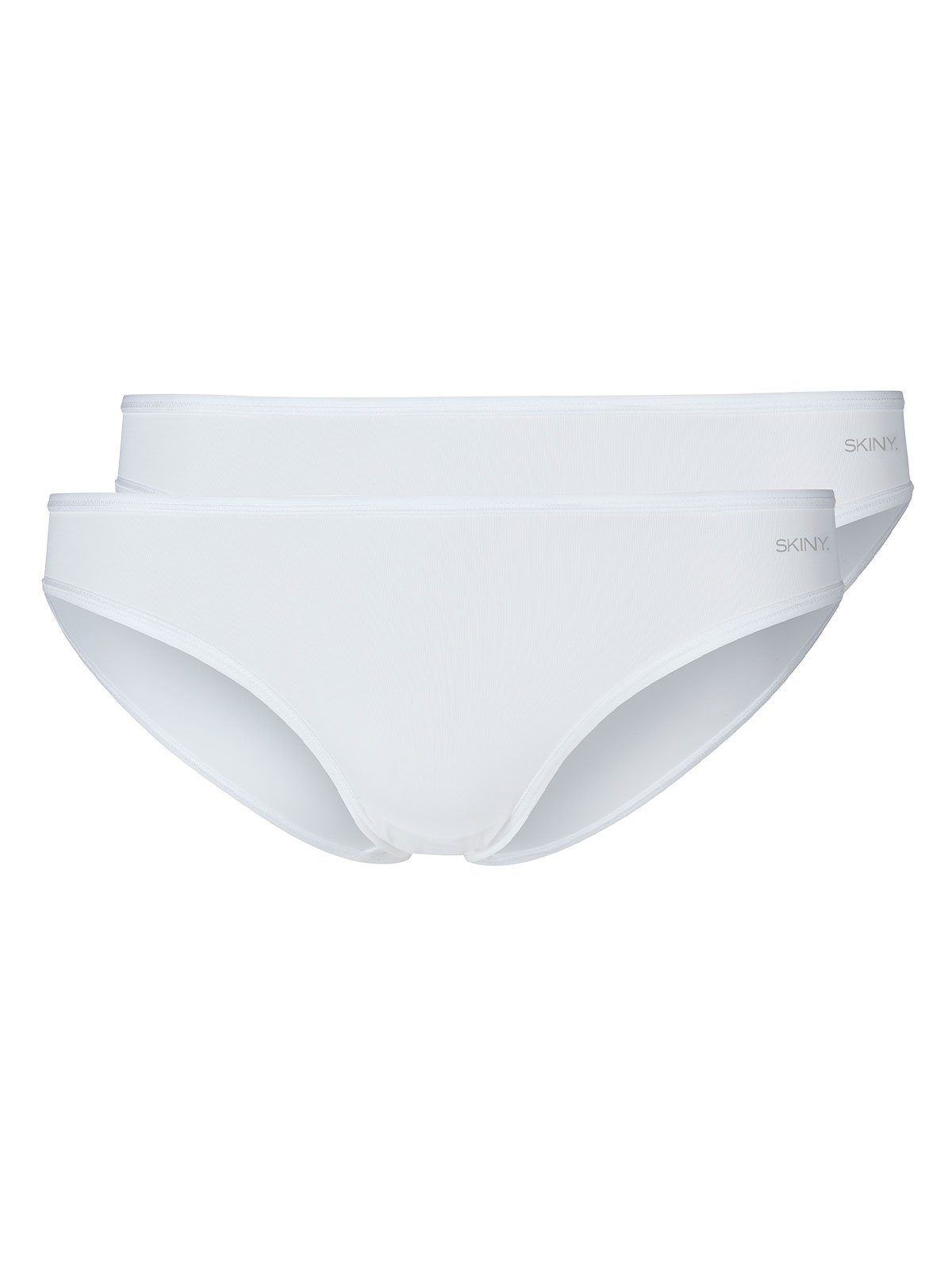 Skiny Bikinislip Damen Rio Slip 2er Pack Micro Advantage (Packung, 2-St) gerundeter Beinausschnitt