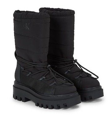 Calvin Klein Jeans Winterstiefel FLATFORM SNOW BOOT NYLON WN Снігоходи mit elastischer Schnürung