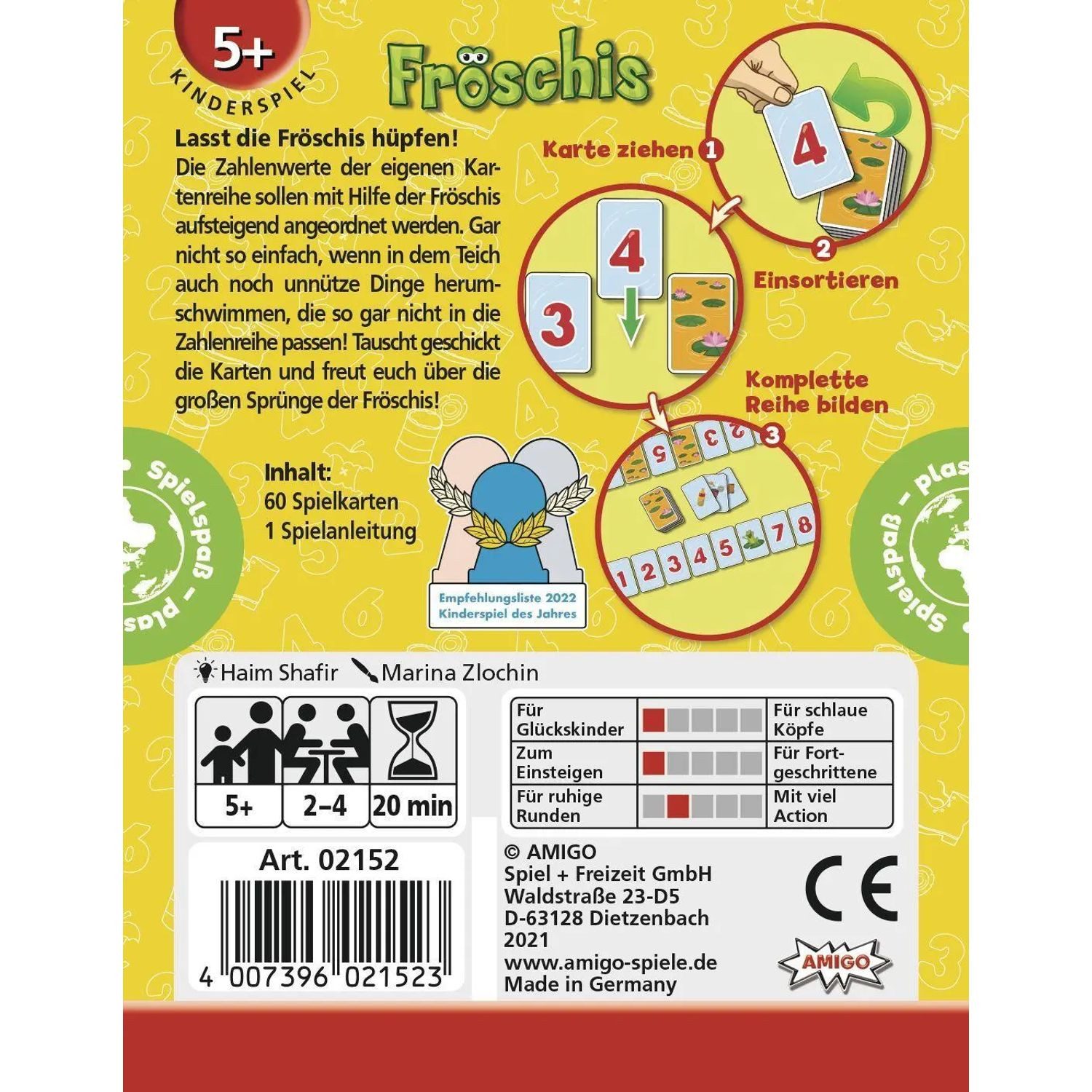 AMIGO Spiel Fröschis