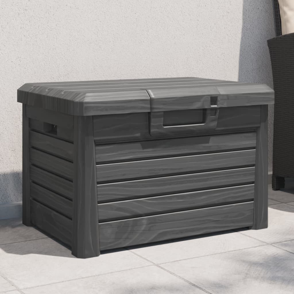 vidaXL Gartenbox Outdoor-Kissenbox Anthrazit 73x50,5x46,5 cm Polypropylen