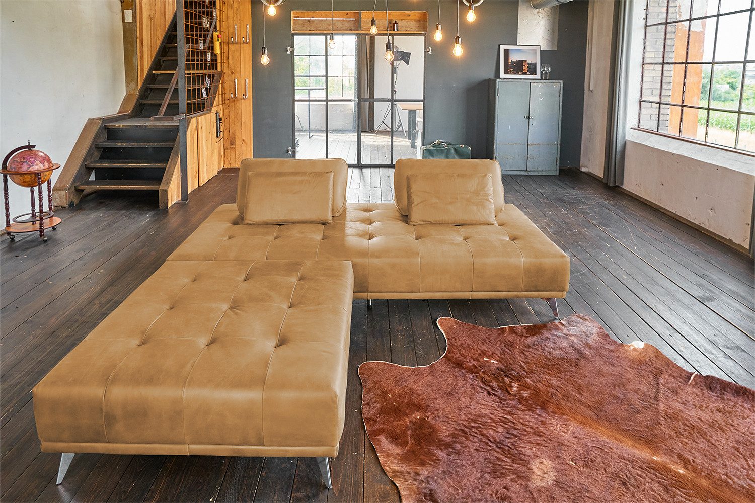 KAWOLA Schlafsofa WIOLO, Daybed Leder, mit günstig online kaufen