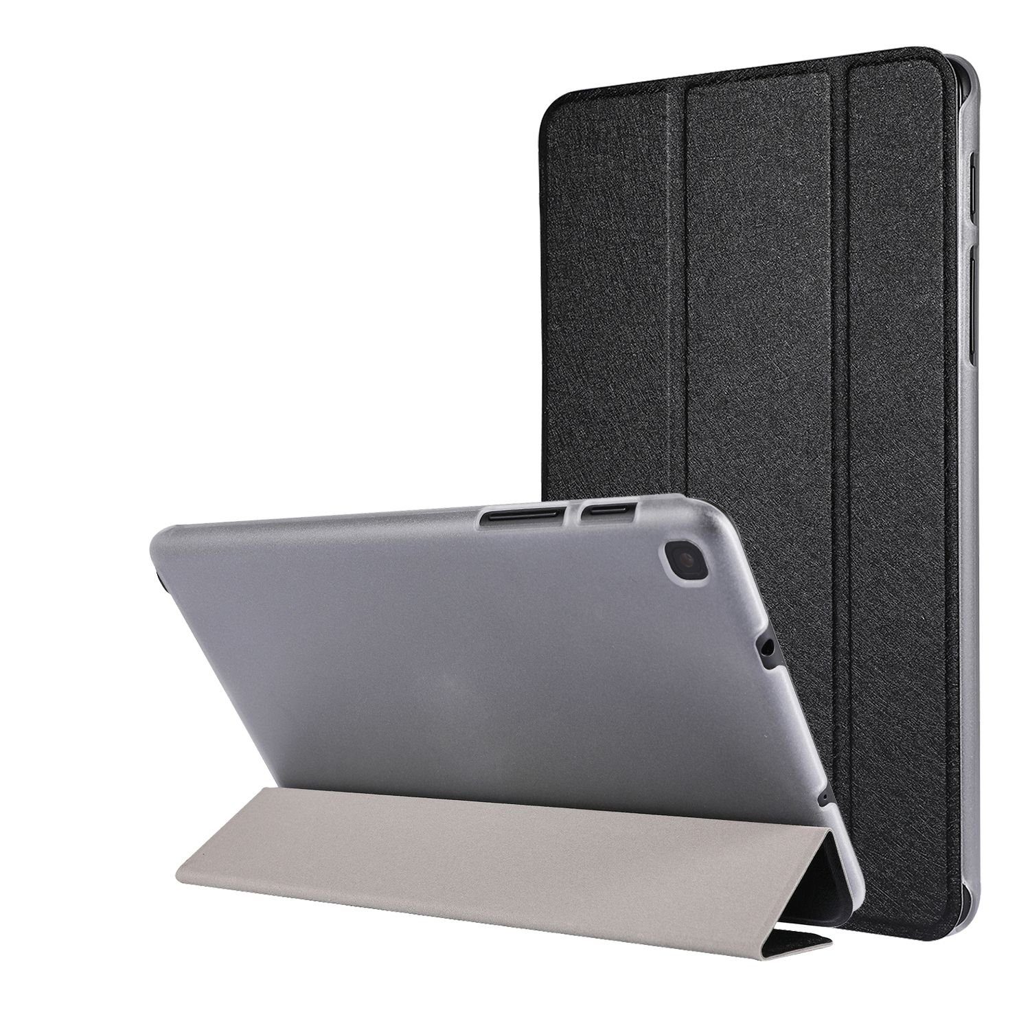 König Design Tablet-Hülle Samsung Galaxy Tab A7 Lite, Schutzhülle für Samsung Galaxy Tab A7 Lite Tablethülle Schutztasche Cover Standfunktion Schwarz
