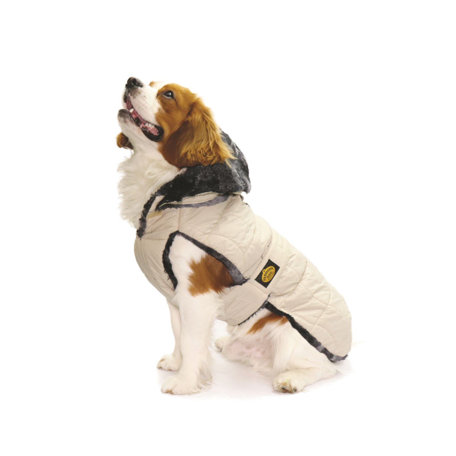 Fashion Dog Hundemantel Steppmantel für Hunde – Beige