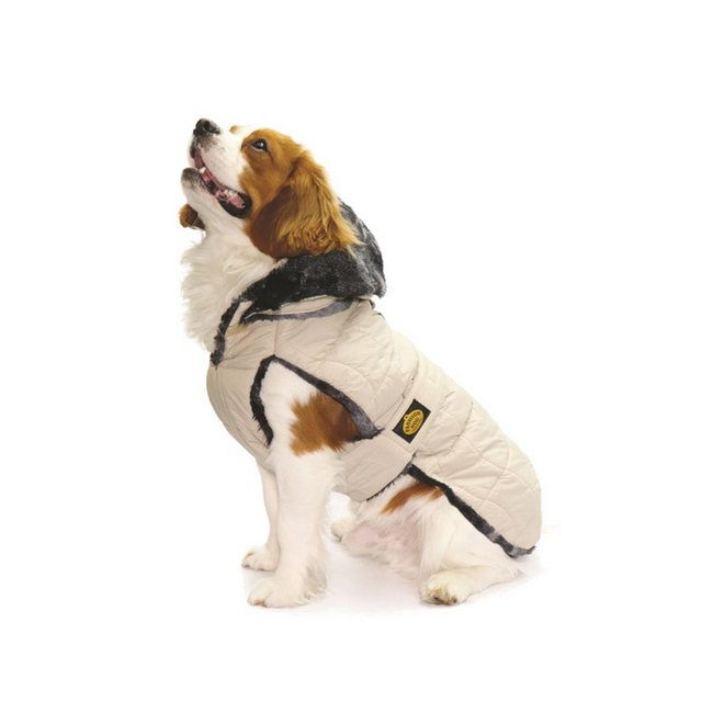 Fashion Dog Hundemantel Steppmantel für Hunde – Beige