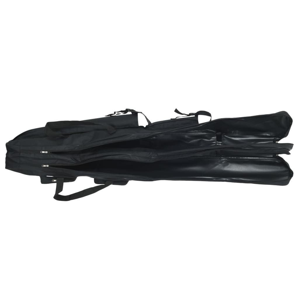 vidaXL Sporttasche 160 cm Angelrutentasche Schwarz 160 cm Oxford-Gewebe