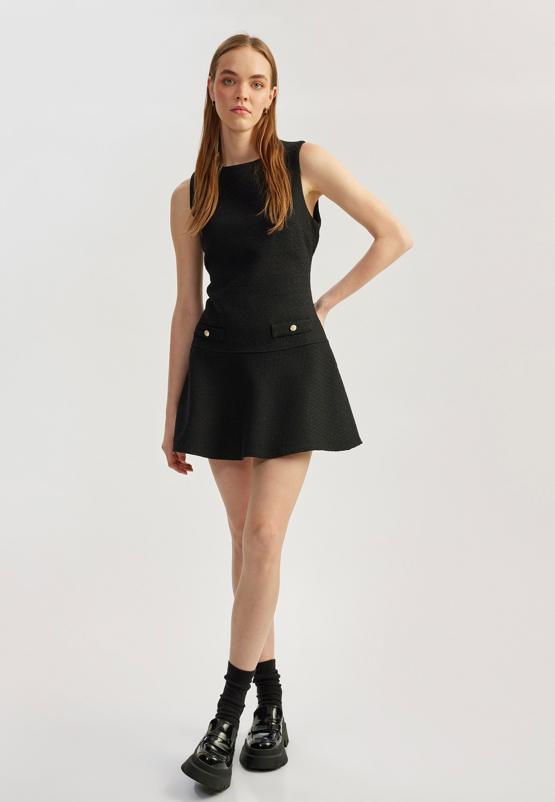 Koton A-Linien-Kleid Mini Länge A Form günstig online kaufen