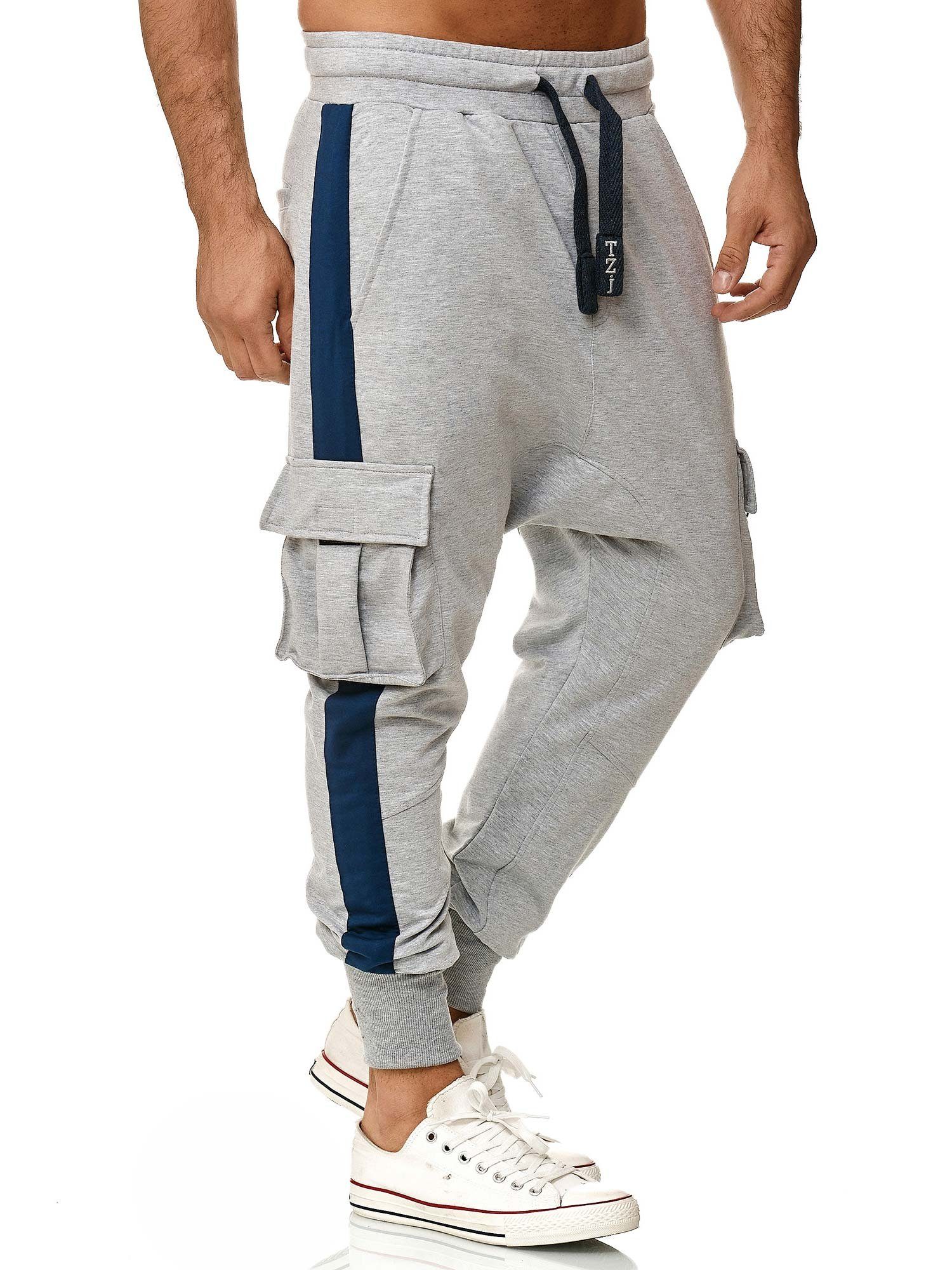 Tazzio Jogginghose 19618 Sporthose mit modernen Cargo-Taschen