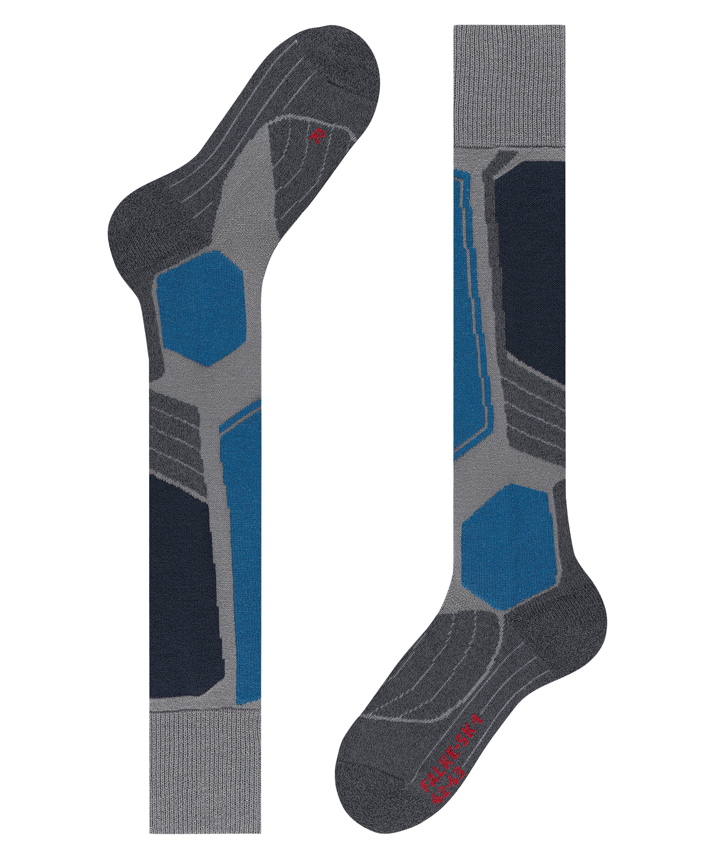 FALKE Skisocken SK1 Comfort Kniestrümpfe (1-Paar) maximale Polsterung für hohen Komfort