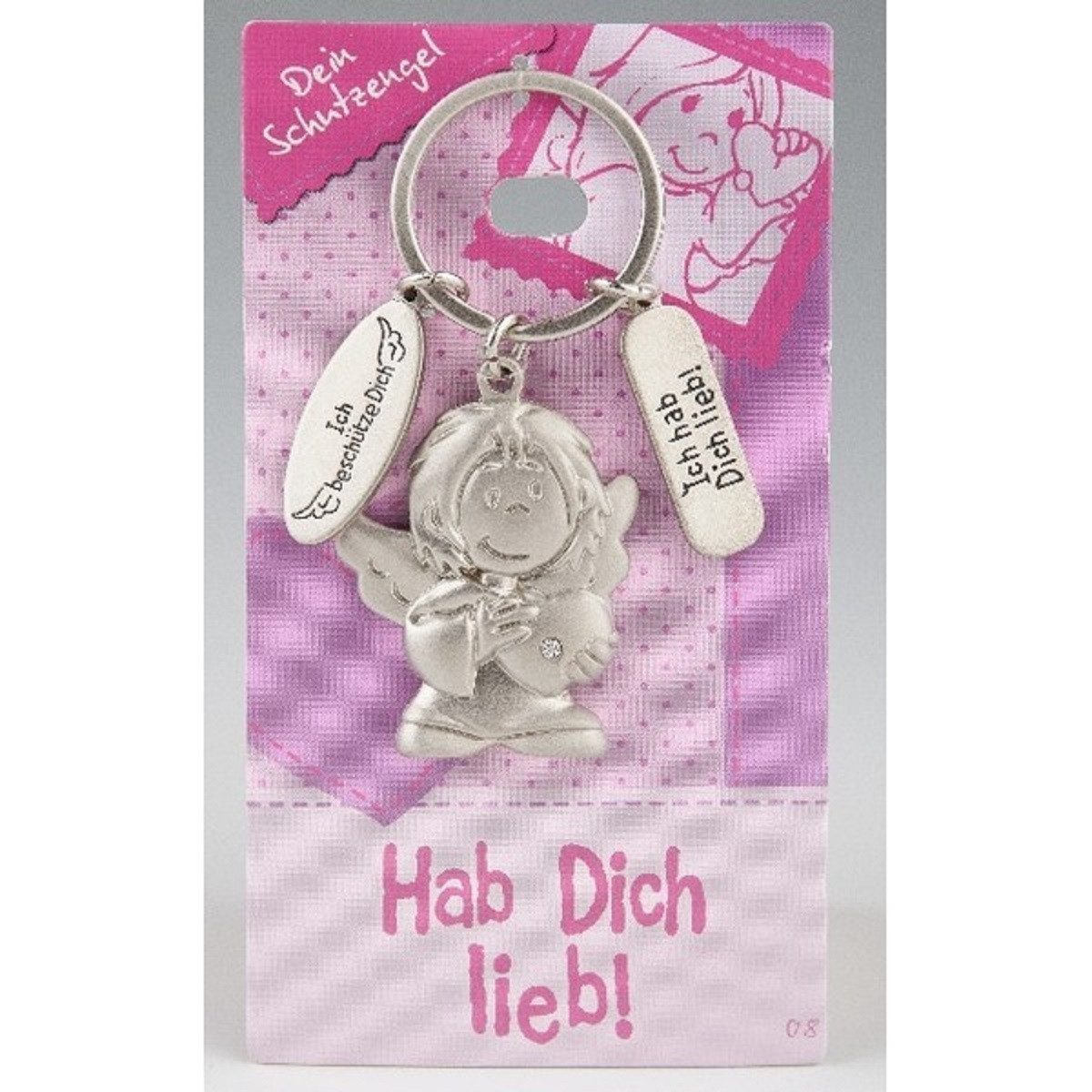 Depesche Schlüsselanhänger DEPESCHE Schlüsselanhänger Schutzengel Motiv 8