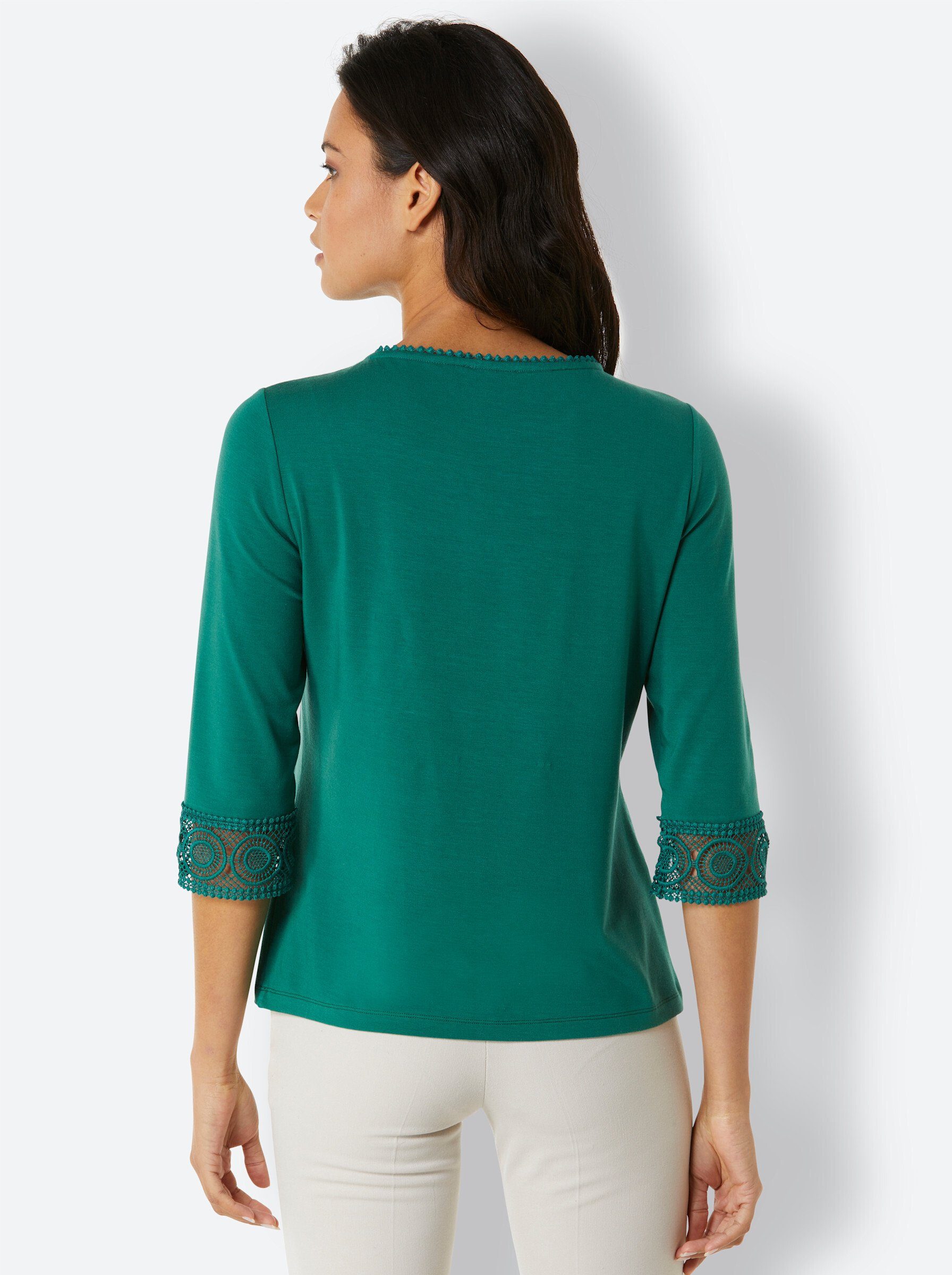 CREATION L PREMIUM 3/4-Arm-Shirt "Lyocell-Shirt" 1 Stk. tlg. günstig online kaufen