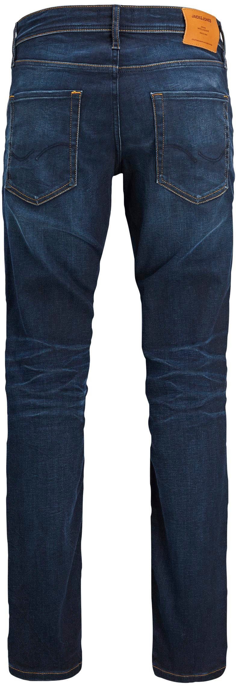 Jack & Jones CLARK JJORIGINAL Regular-fit-Jeans mittelblau
