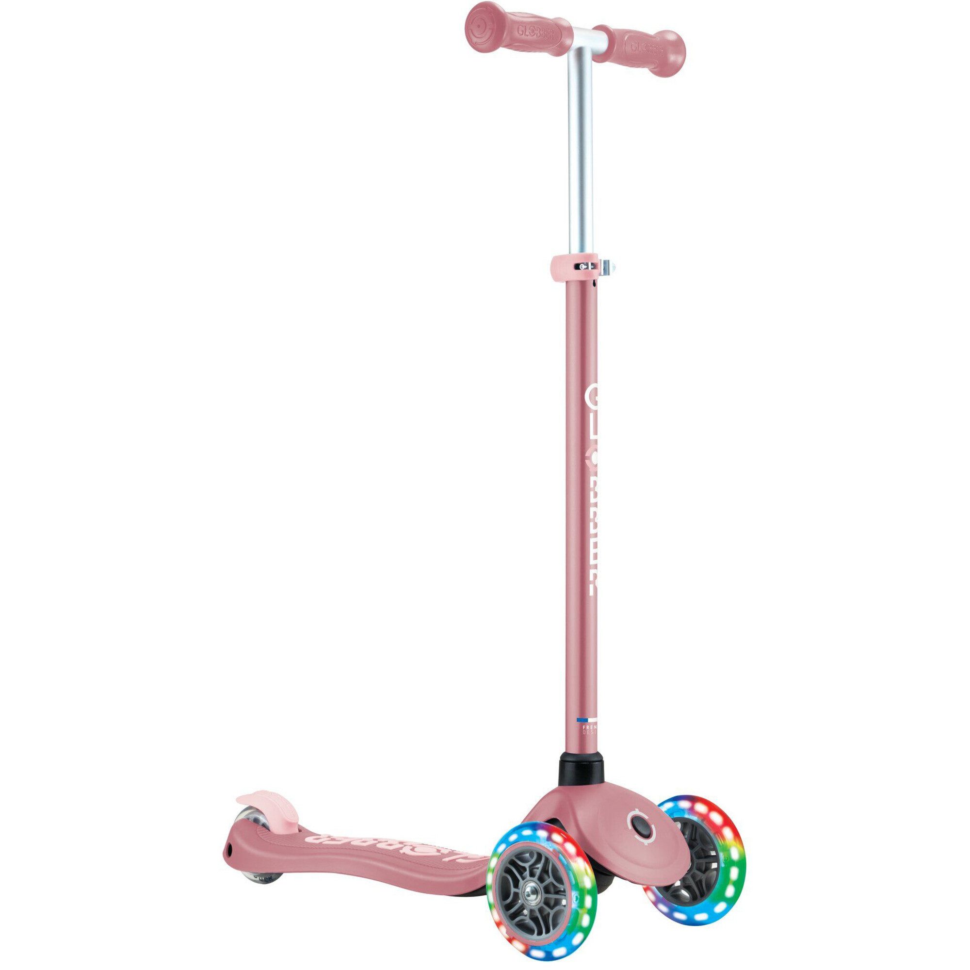 Globber Scooter GLOBBER Primo Plus Lights inkl. Helm, Scooter