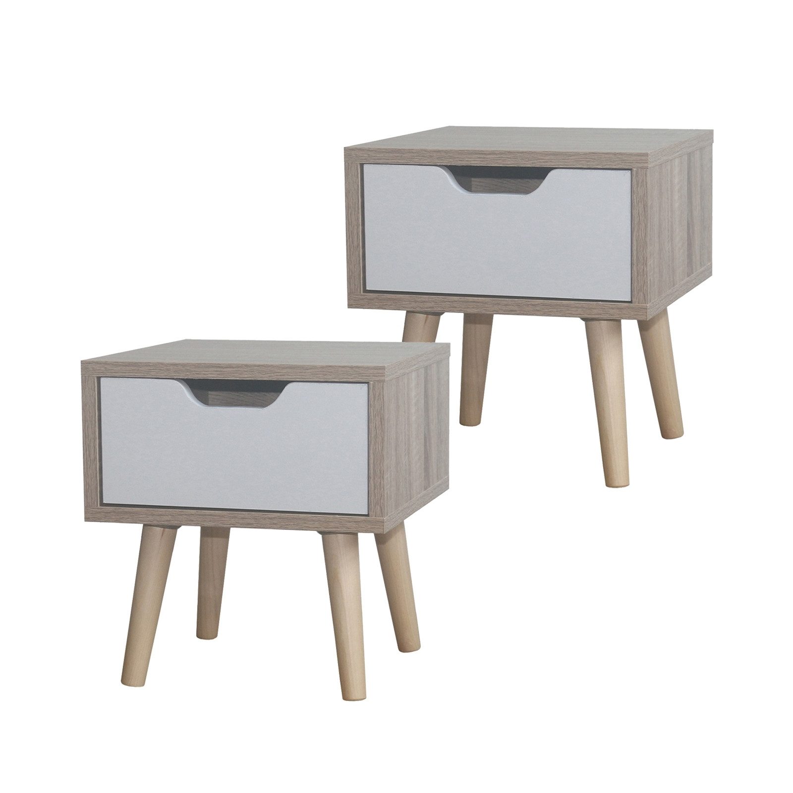 HTI-Living Nachttisch Nachttisch 1 Schublade 2er-Set günstig online kaufen