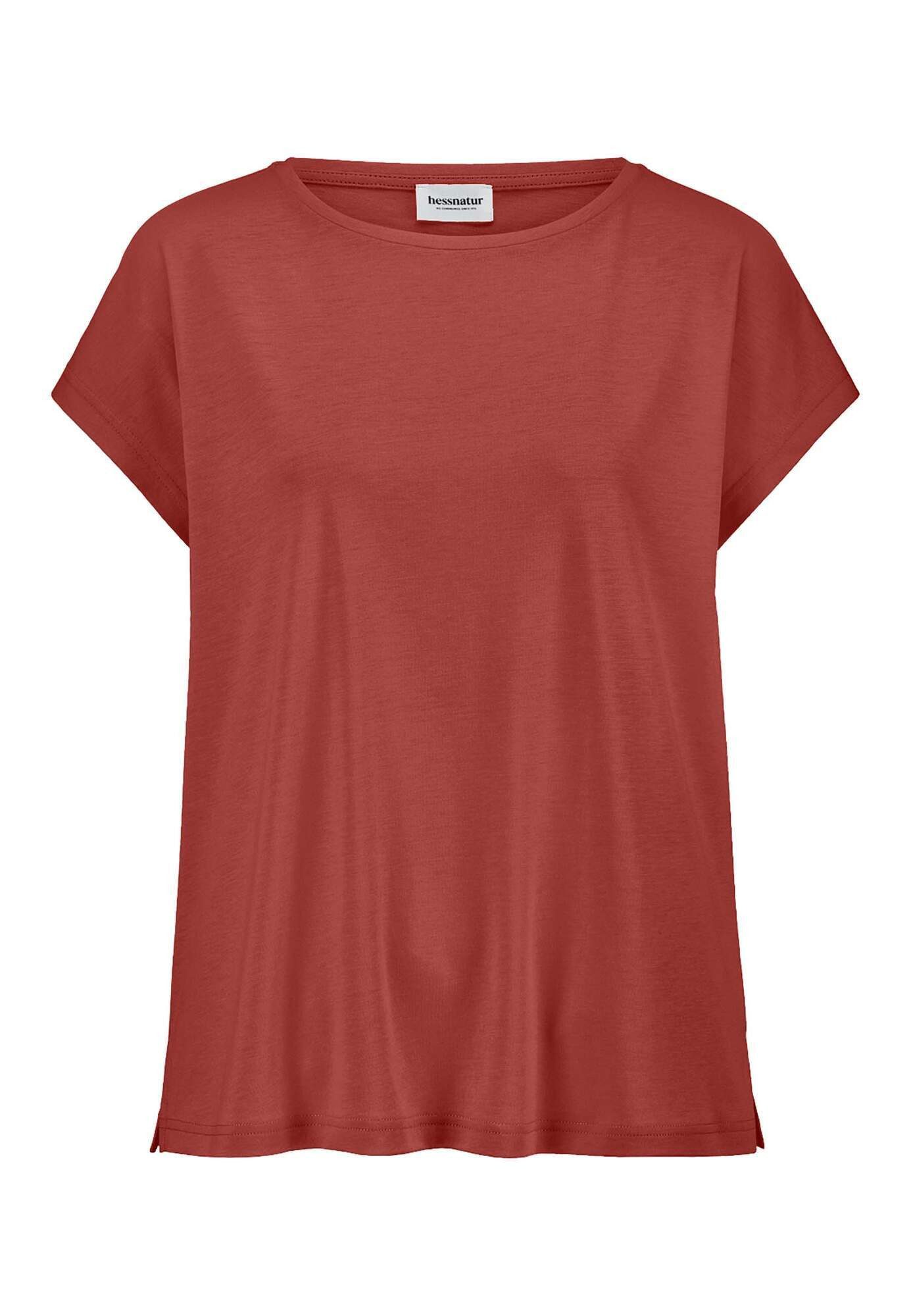 Hessnatur T-Shirt aus TENCEL™ Lyocell mit Bio-Baumwolle (1-tlg)