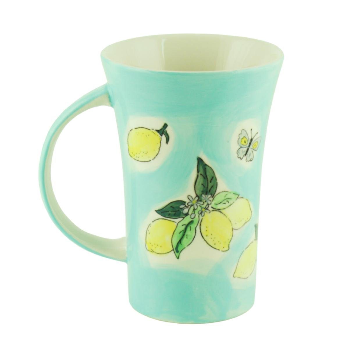 Tutto Keramik-Becher Mila Coffee-Pot Mila Becher Keramik Limone,