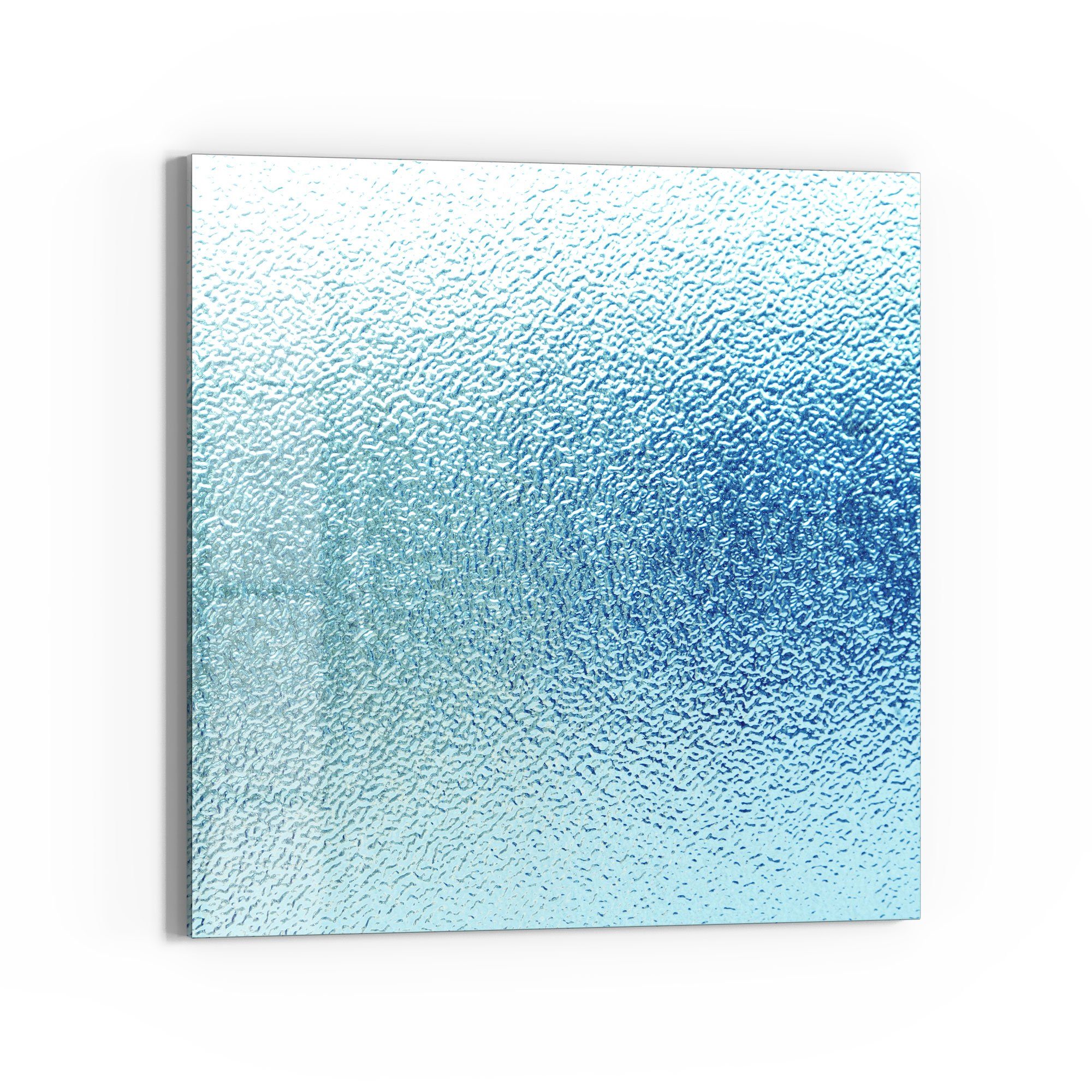 DEQORI Magnettafel 'Milchglas mit Blaustich', Whiteboard Pinnwand  beschreibbar
