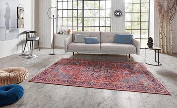 Teppich Amata, NOURISTAN, rechteckig, Höhe: 5 mm, Orientalisch, Orient, Vintage, Wohnzimmer, Schlafzimmer, Esszimmer
