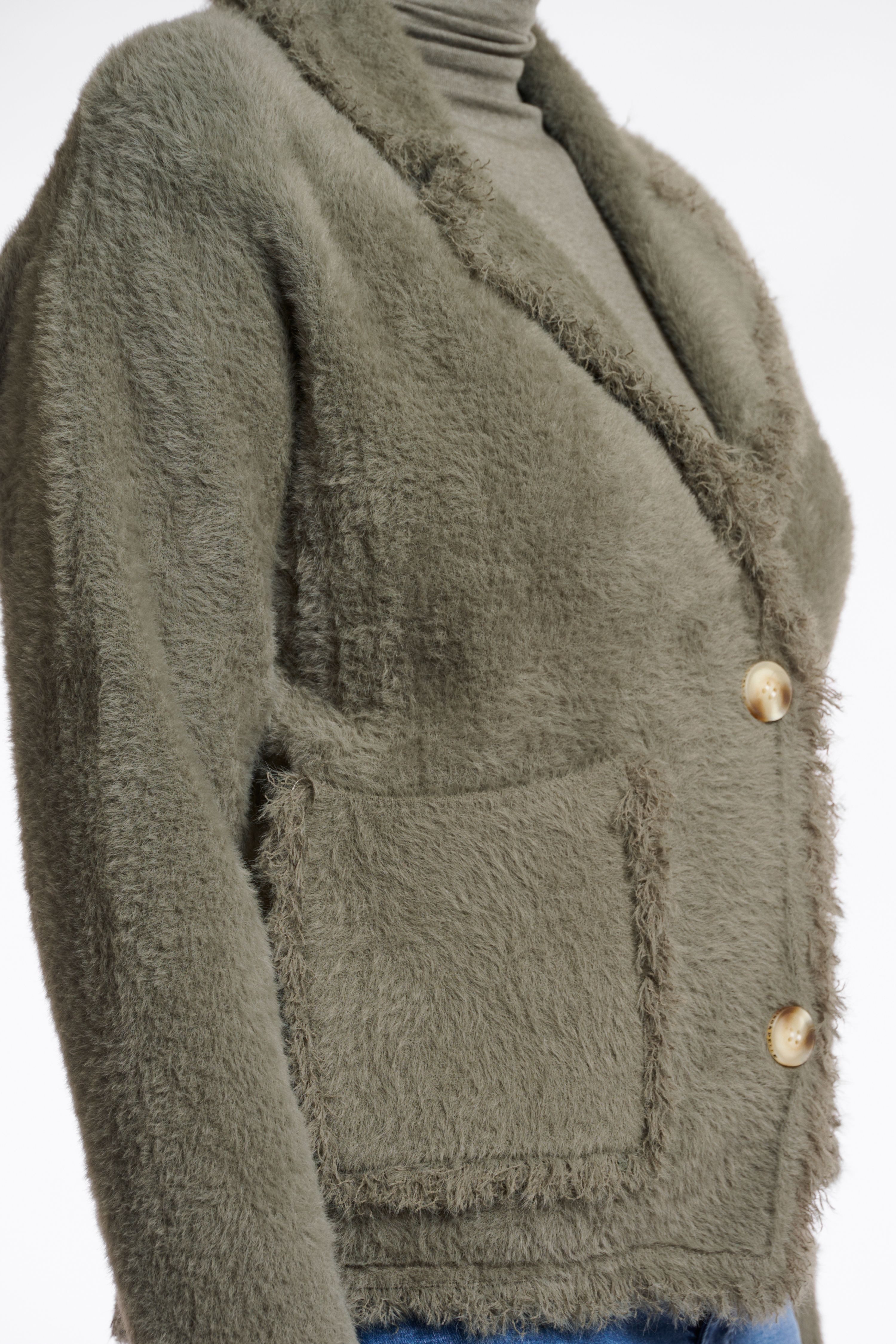 Rino & Pelle Strickfleecejacke günstig online kaufen