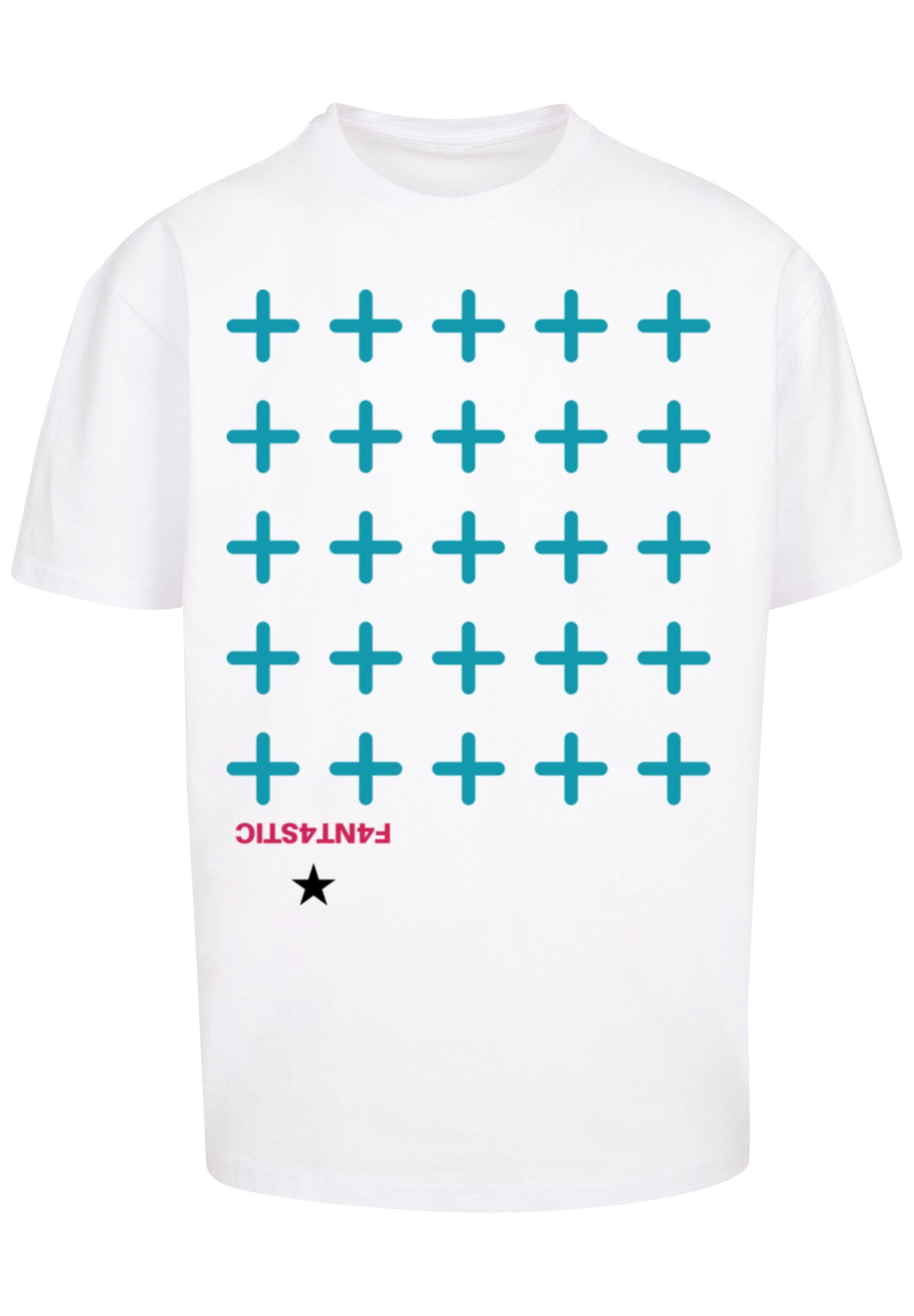 T-Shirt Kreuze Blau weiß Print F4NT4STIC