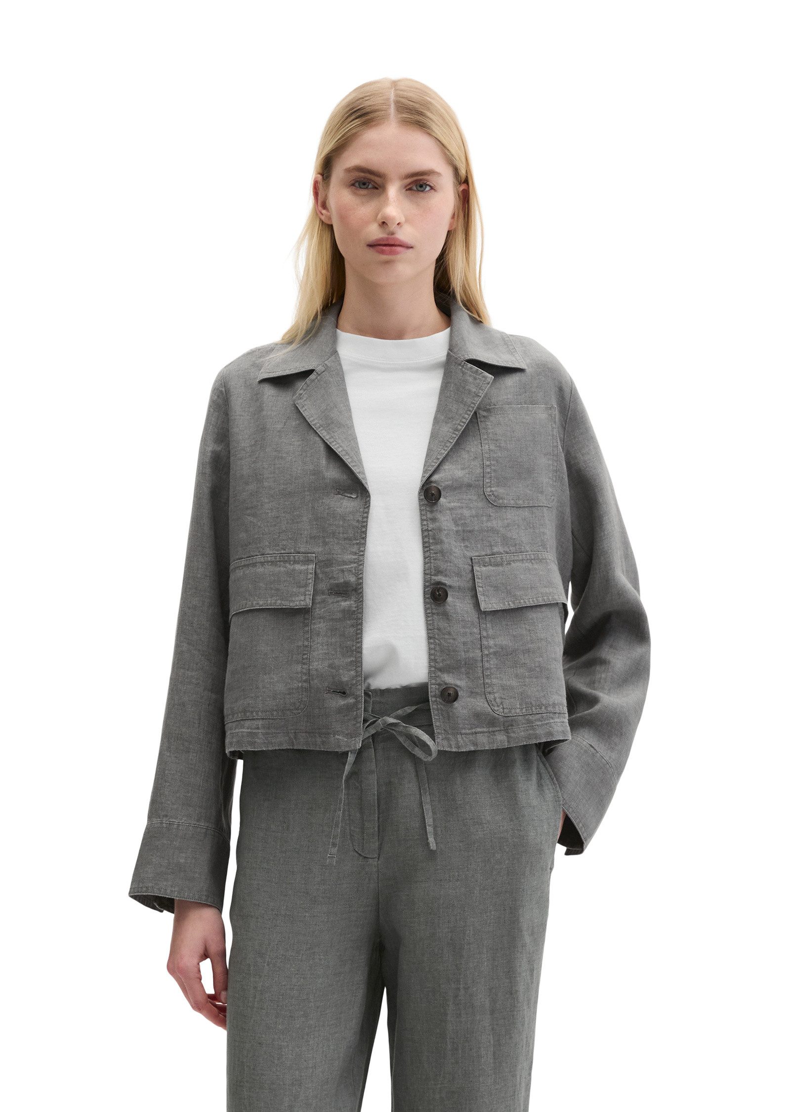 Marc O'Polo Kurzjacke mit aufgesetzten Taschen