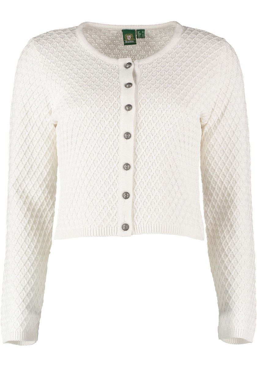 OS Trachten Strickjacke Quivun Trachtenjacke mit Rautenmuster günstig online kaufen