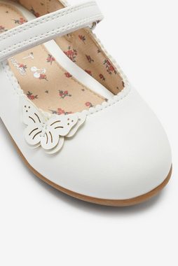 Next Ballerina mit Schmetterling - Breite Passform Mary-Jane-Schuhe (1-tlg)