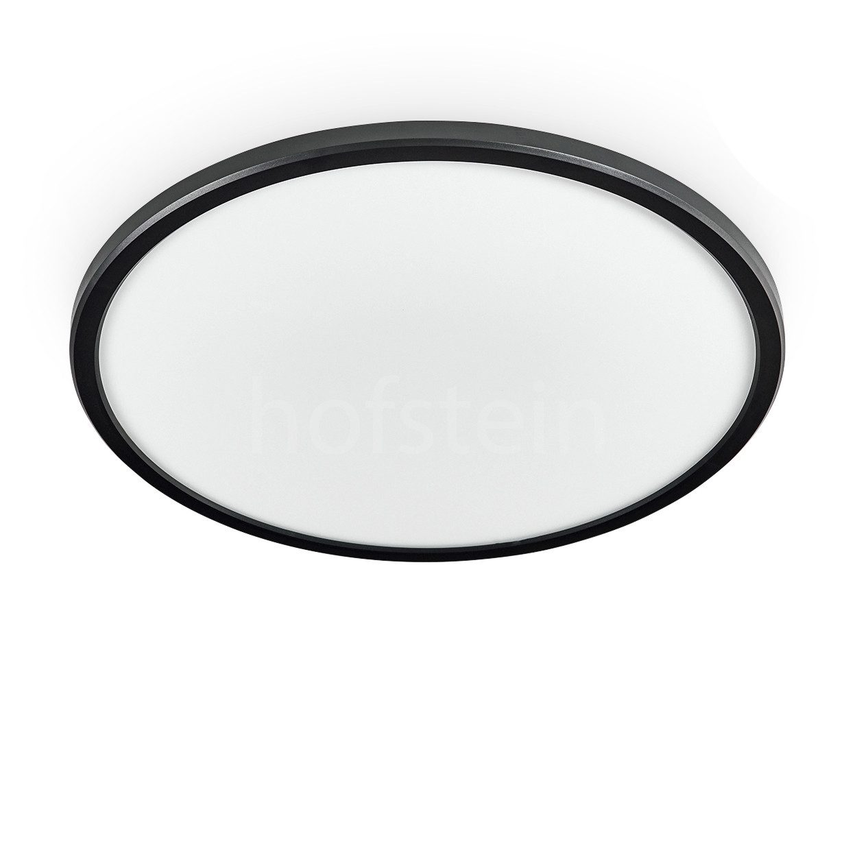 hofstein Deckenleuchte runde Deckenlampe aus Kunststoff in Schwarz/Weiß, LE günstig online kaufen