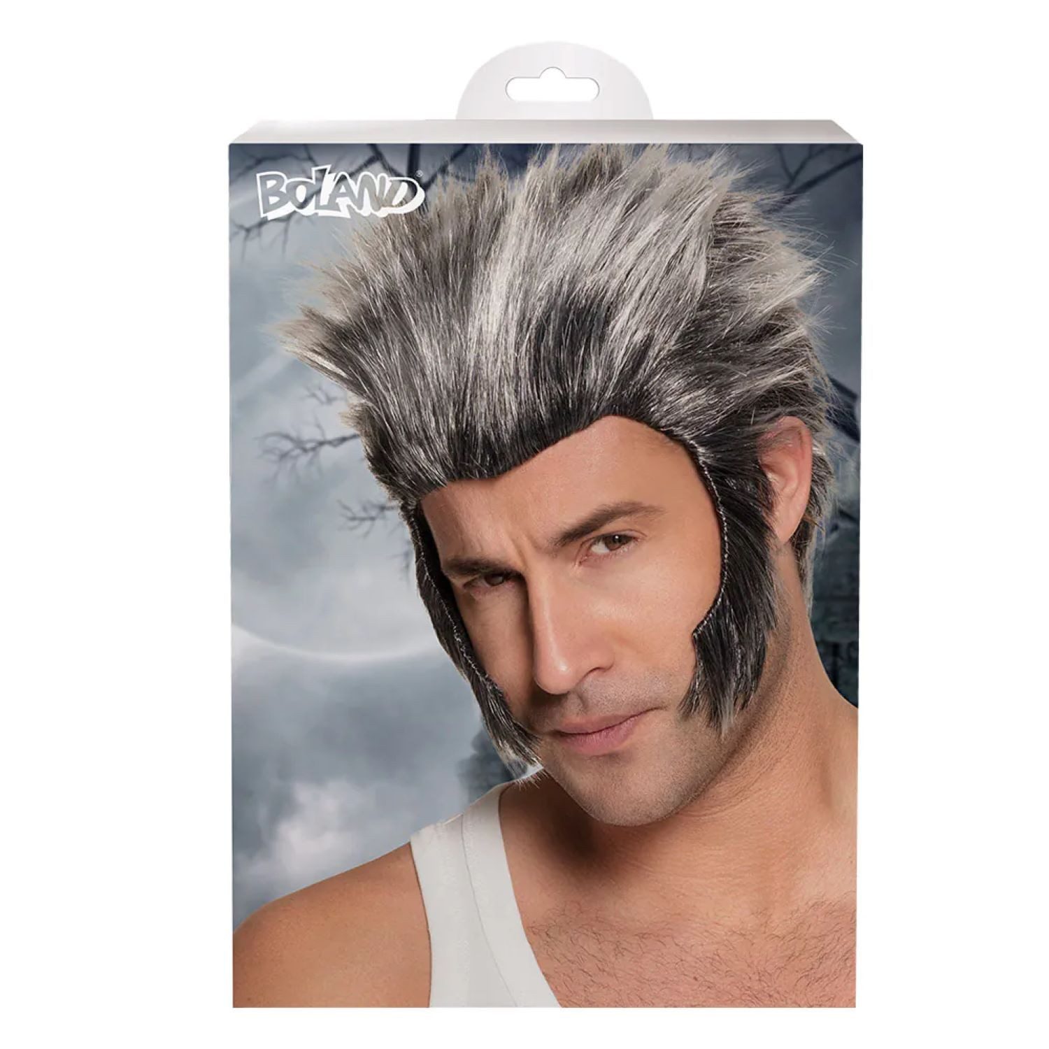 Boland Kostüm-Perücke Werwolf Perücke zum Halloween Kostüm - 85989, Gra