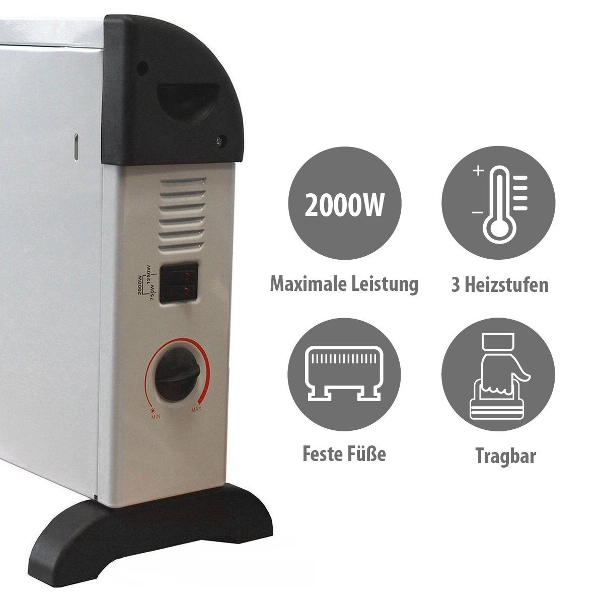 Alpina Heizgerät alpina Heizung CHYO2 2000W
