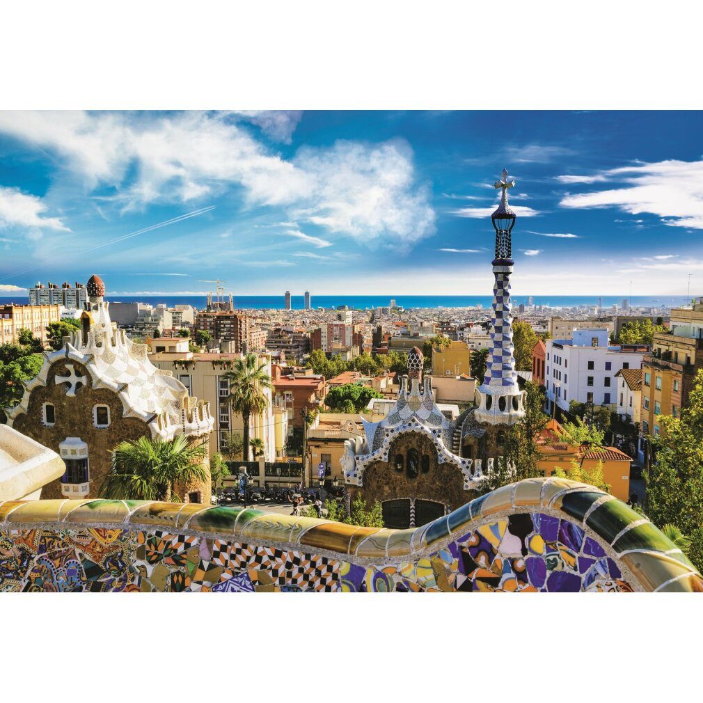 Trefl Puzzle Puzzle Park Güell, Barcelona 1500 Teile, Puzzleteile günstig online kaufen