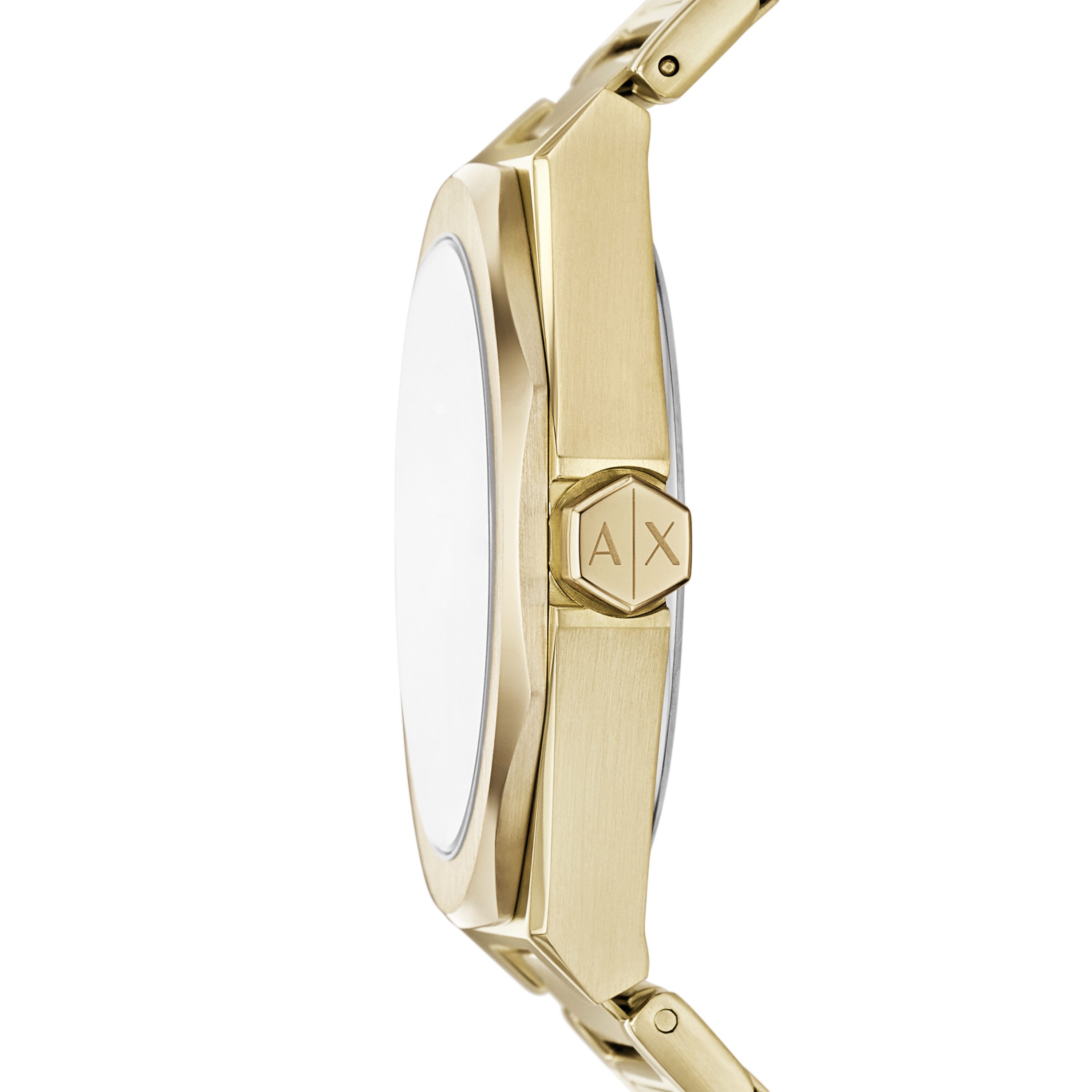 ARMANI EXCHANGE Multifunktionsuhr AX4624, Quarzuhr, Armbanduhr, Damenuhr, Edelstahlarmband, analog, Tag