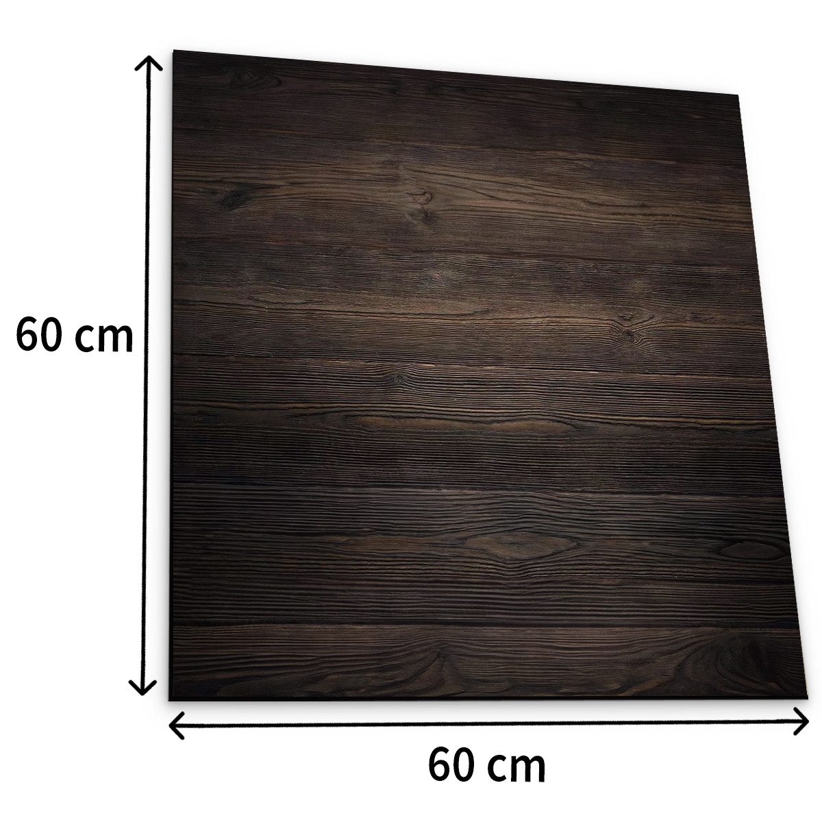 Tabletop Antirutschmatte Waschmaschinen-Auflage dunkle Holz-Optik rutschfest, waschbar, 1-St., Textil-Finish Gummi-Matte als Trockner Waschmaschinen-Unterlage – Bild 2 von 5