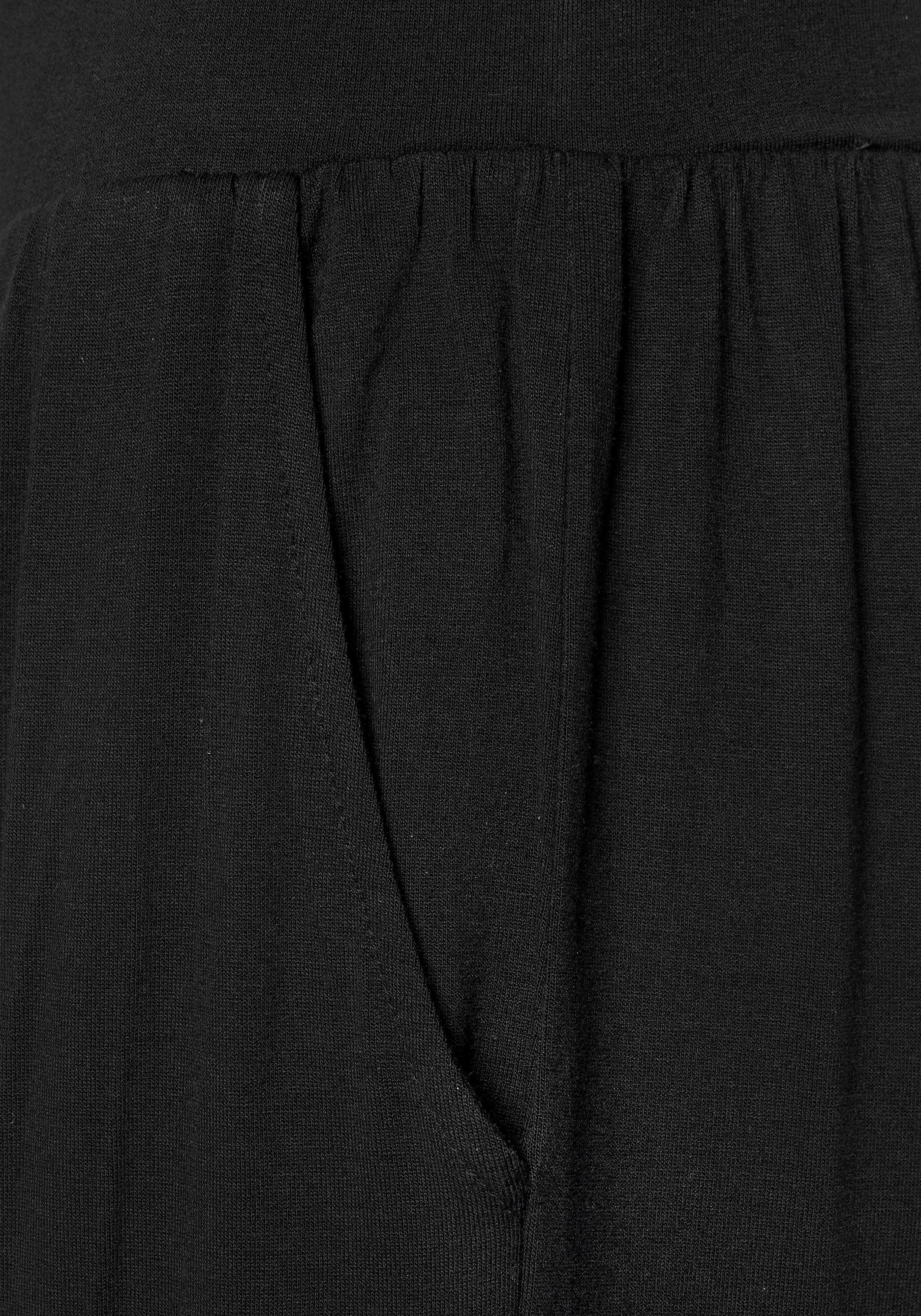 LASCANA Culotte mit extra-weitem Bein und Taschen, bequeme Jerseyhose