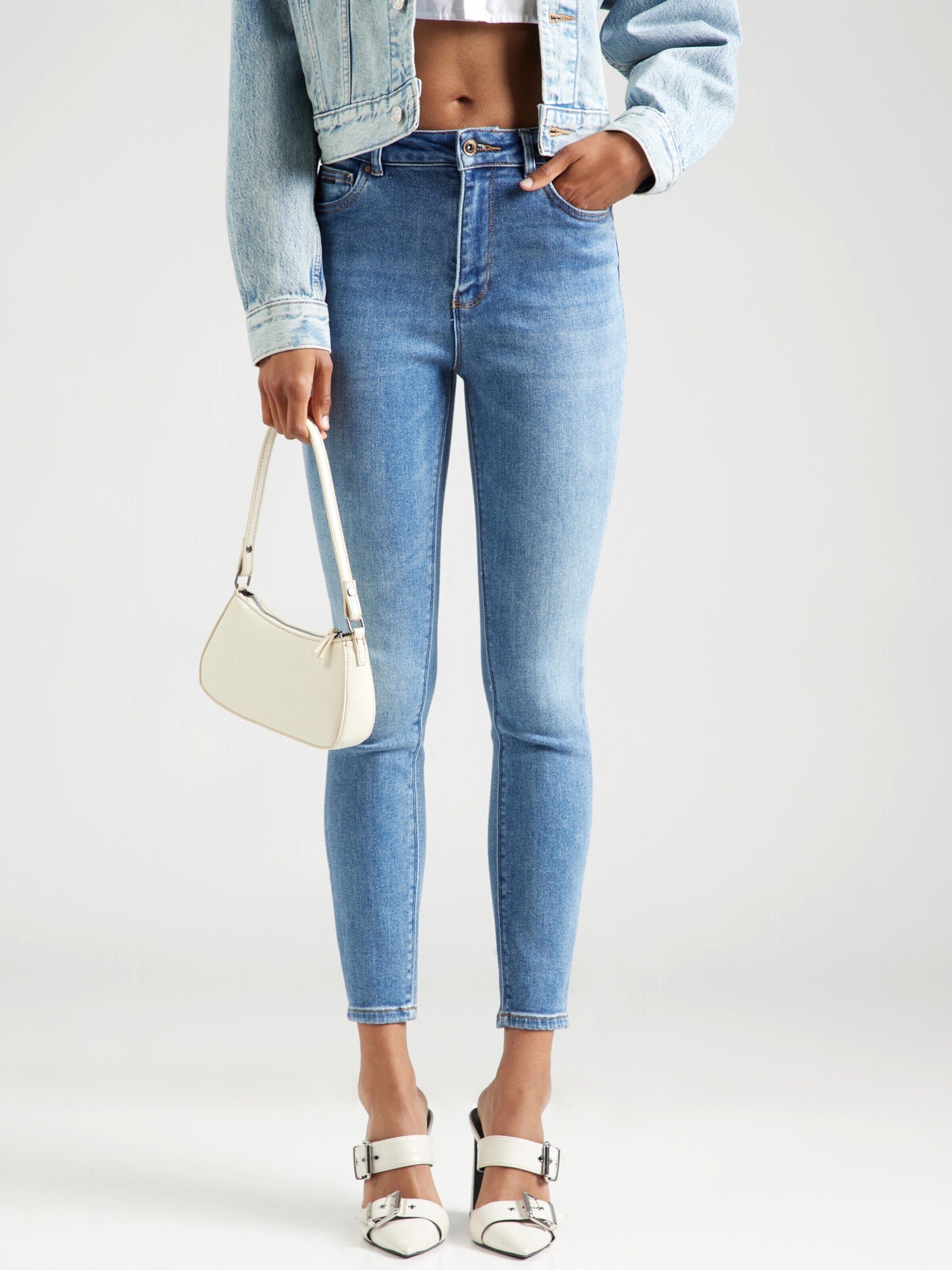 ONLY High-waist-Jeans Mila (1-tlg) Patches