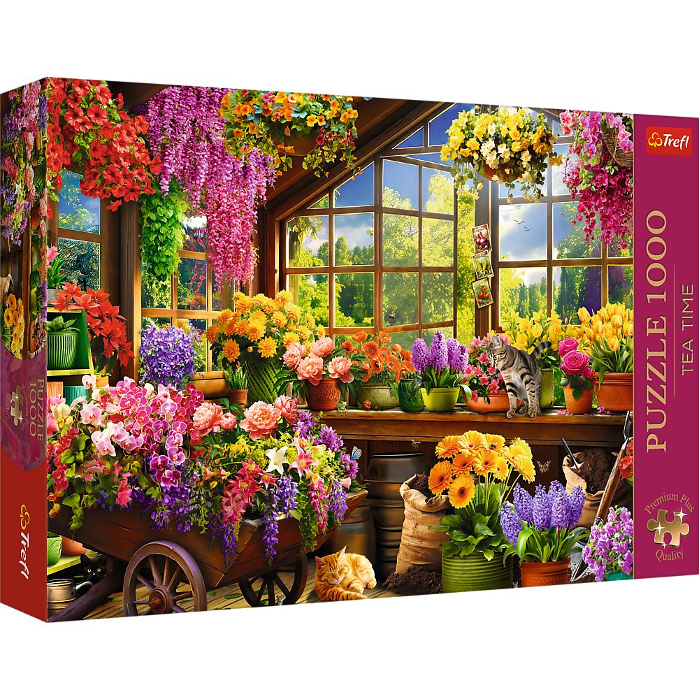 Trefl Puzzle Trefl, Vorbereitung auf den Frühling, 1000 Teile Premium Plus Puzzle, 1000 Puzzleteile