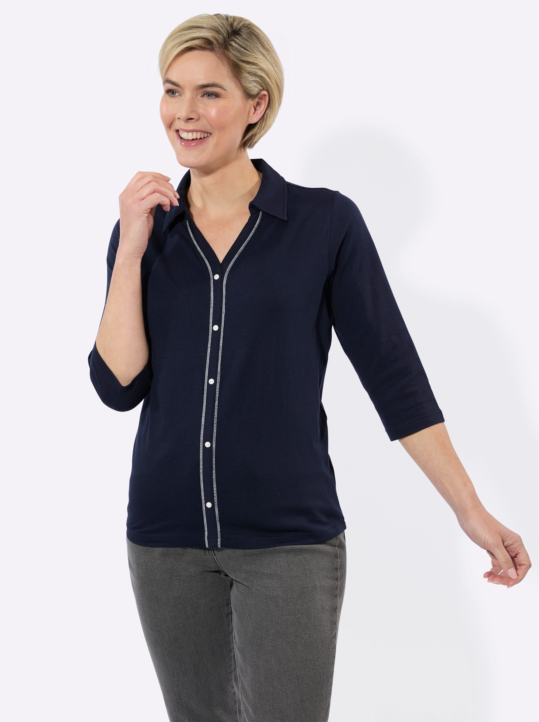 Witt T-Shirt Poloshirt 3/4-Arm