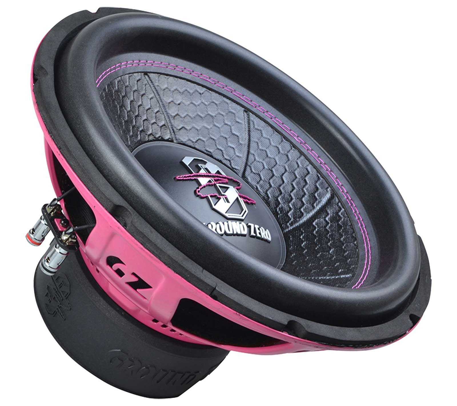 Ground Zero Ground Zero GZIW 12XSPL-D2 PINK EDITION SPL Subwoofer 30 cm Auto-Subwoofer