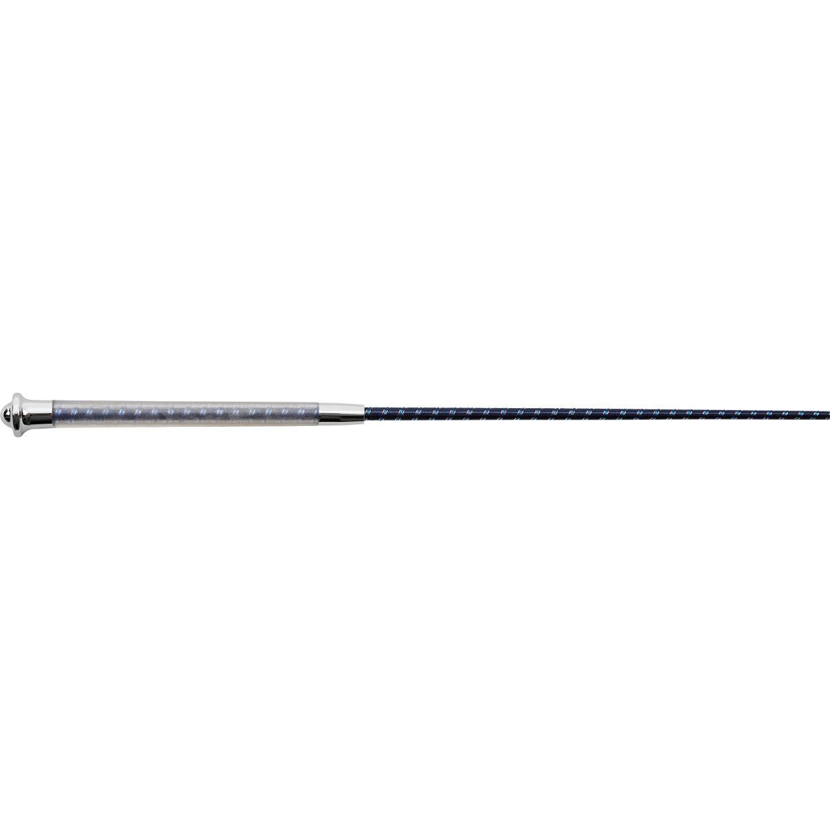 Longierpeitsche Gerte mit Softgriff, marine, 120 cm