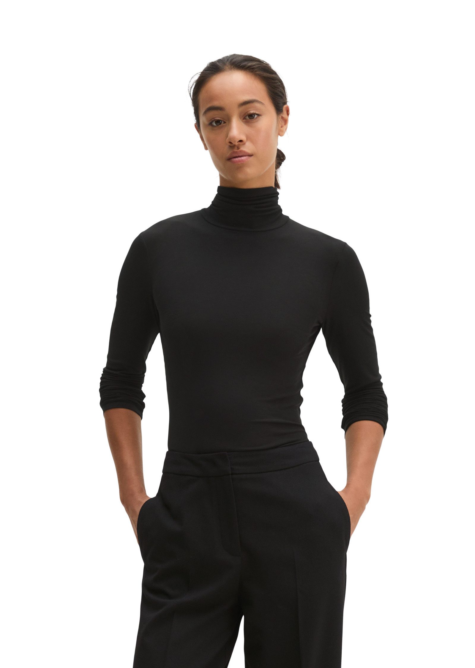 Marc O'Polo Langarmshirt aus TENCEL™ Modal-Stretch