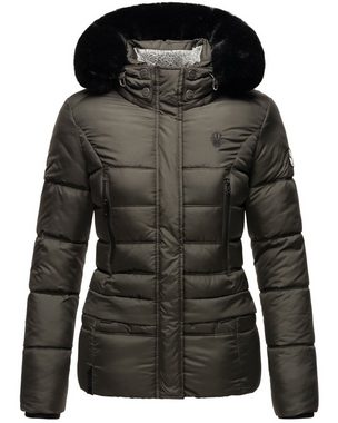 Marikoo Winterjacke Loveleen mit Teddyfell und Kapuze