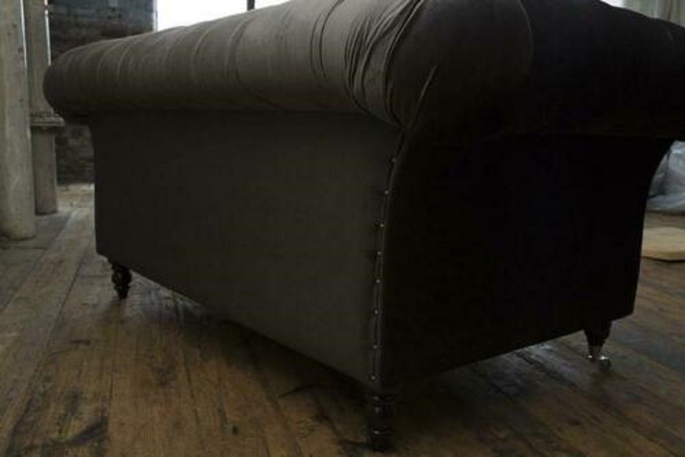Sofa Samt Design Textil Couch Designer JVmoebel Sitzer Edles 2 Sofa